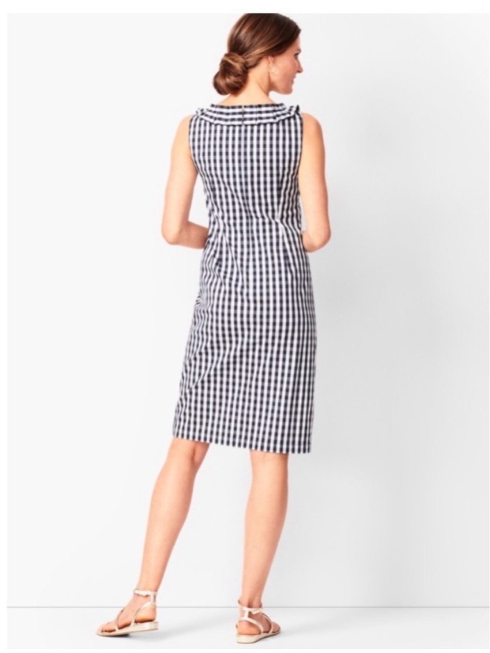 Talbots gingham sheath dress - Picture 3 of 10